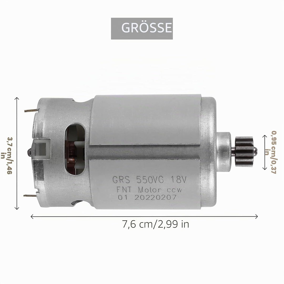 GRS550VC 14 Zähne DC-Motor 21500-29000 RPM Motor Lithium-Bohrmaschine DC 18 V für elektrische Säge,