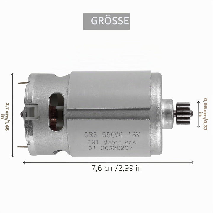 GRS550VC 14 Zähne DC-Motor 21500-29000 RPM Motor Lithium-Bohrmaschine DC 18 V für elektrische Säge,