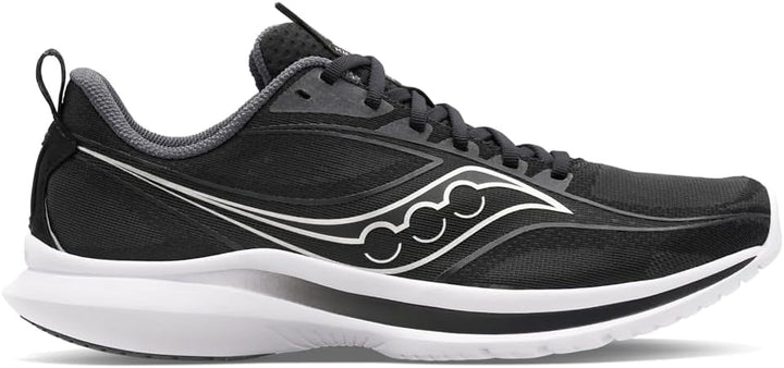 Saucony Herren Kinvara 13 Laufschuh 45 EU Schwarz Silber, 45 EU Schwarz Silber