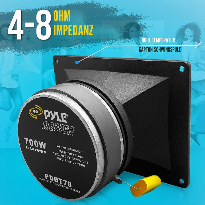 Pyle-Pro PDBT78 4x5 inch Horn Bullet Hochtöner