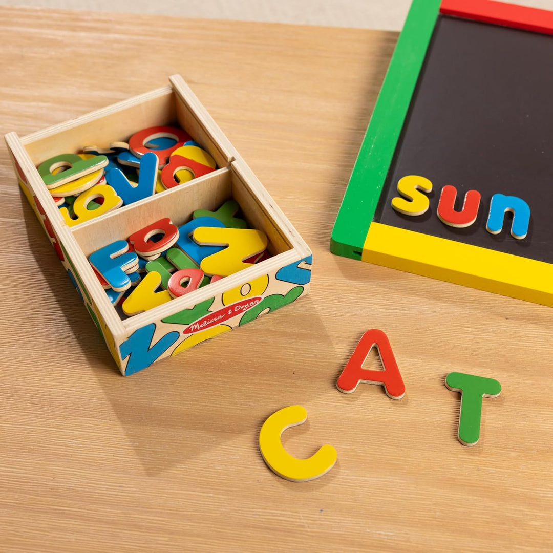 Melissa & Doug Buchstabenmagneten aus Holz Holzbuchstabenmagneten, Holzbuchstabenmagneten