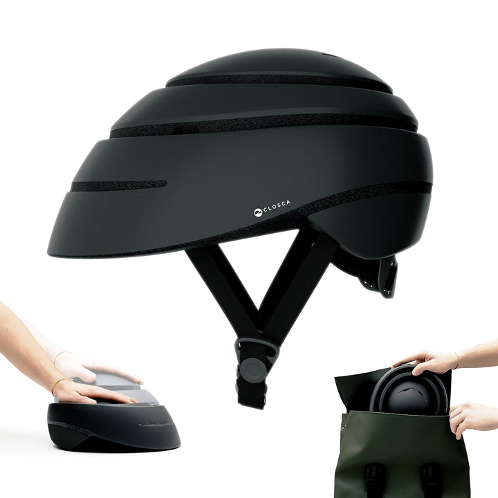 CLOSCA Faltbarer Helm.Fahrradhelm für Erwachsene. Fahrradhelm und Rollerhelm Zertifiziert. Pendlerhe