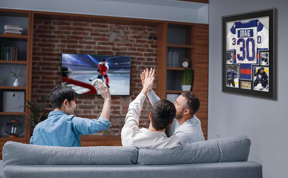 2 Stück Trikotrahmen Aluminium Objektrahmen für Fussballtrikot Trikot Bilderrahmen Deep Frame 60 * 8
