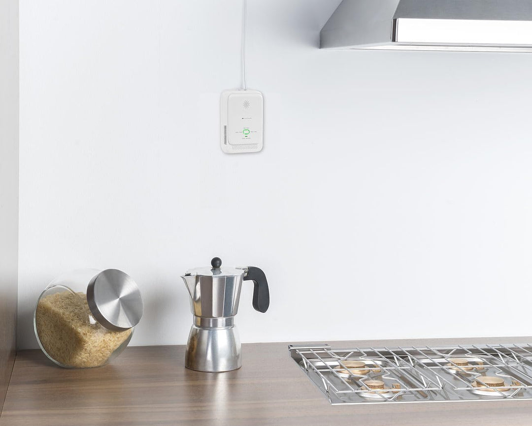 VisorTech Gaswarner: Smarter Multi-Gasmelder für haushaltsübliche Gase, WLAN &amp; App, 85db (Multigasme