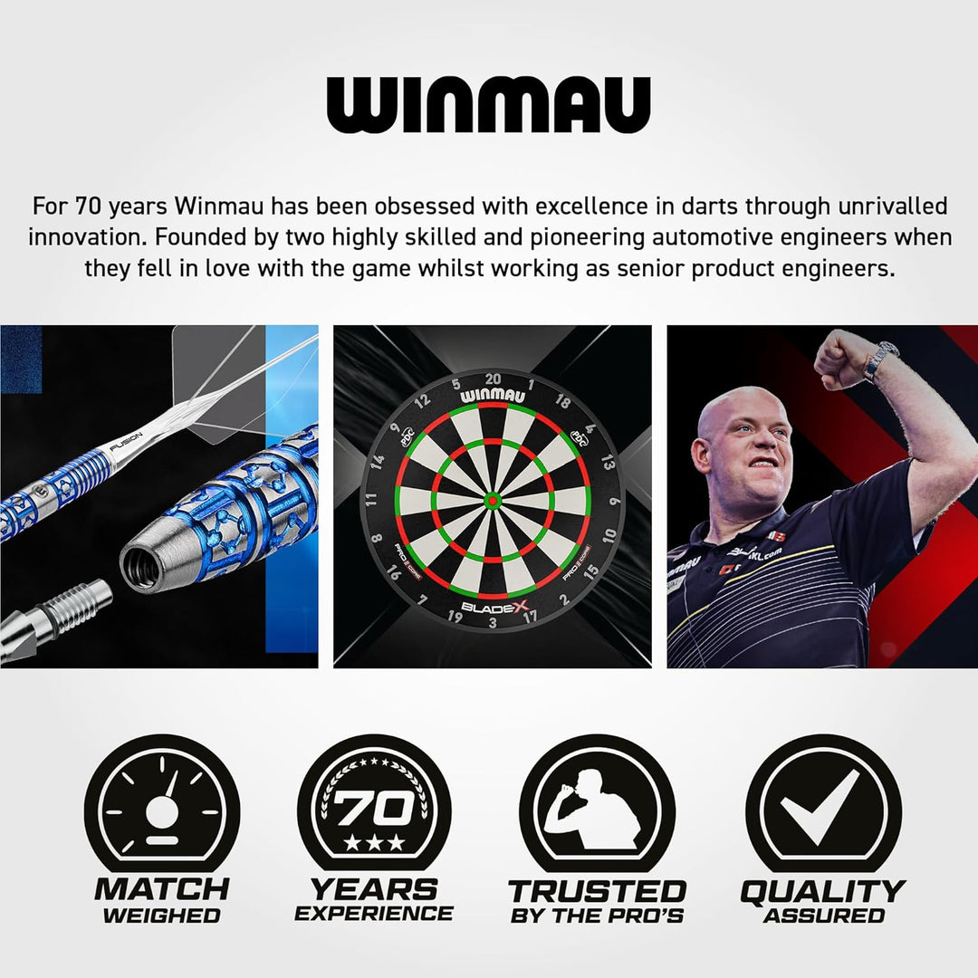 WINMAU Blade X Dartscheibe Schutzring – 360° Dartboard-Wandschutz – Stossabsorbierender Schaumstoff