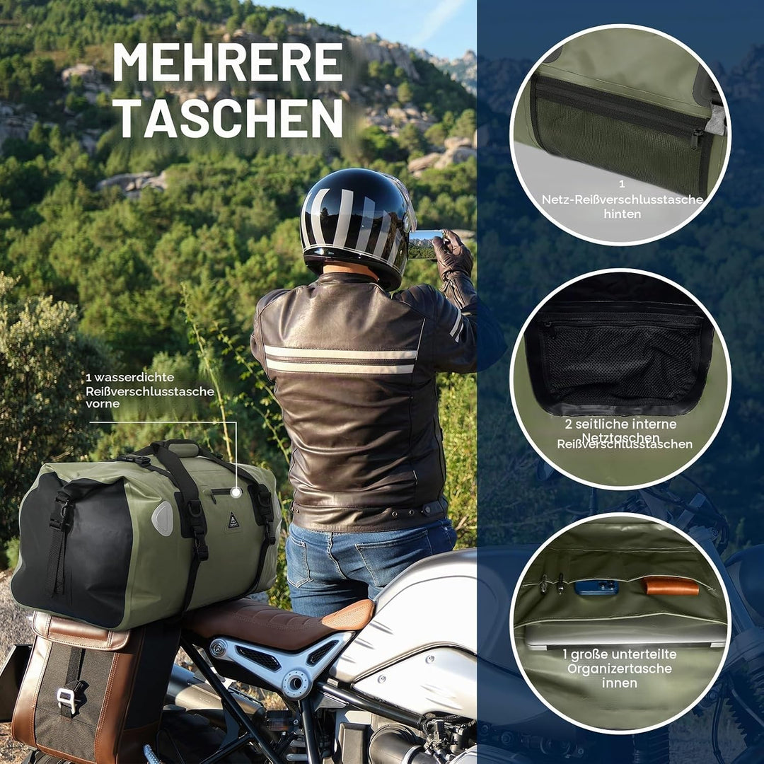 Wasserdichter Rucksack Dry Bag | wasserdichte Reisetasche Rucksack | Roll Top Seesack Wasserdicht fü