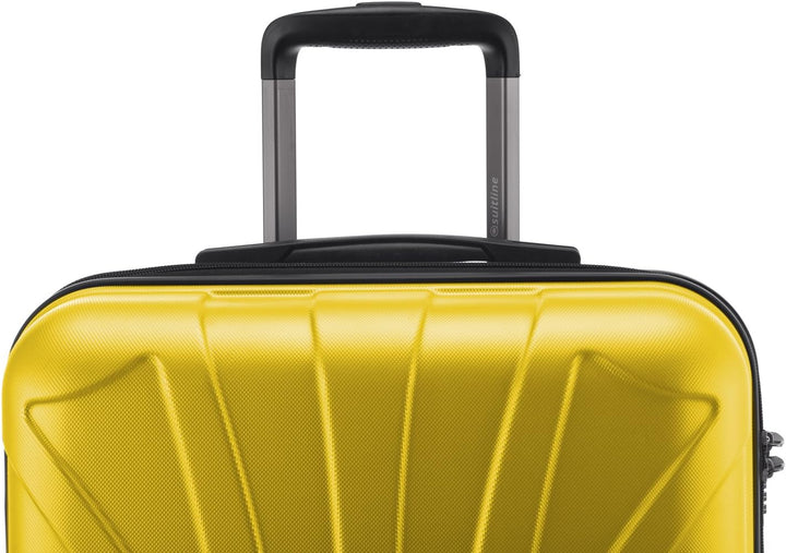 Suitline - 2er Koffer-Set Trolley-Set Rollkoffer Hartschalen-Koffer Reisekoffer, TSA, 66 cm, 100% AB