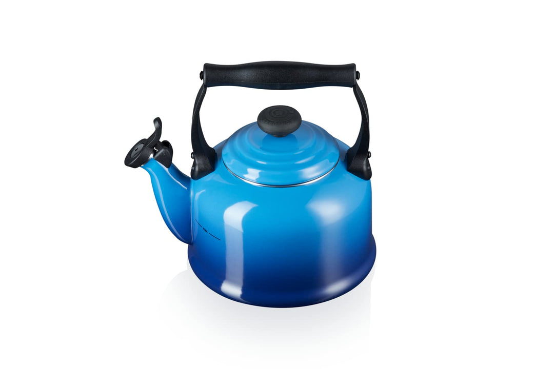 Le Creuset Wasserkessel Tradition, Füllmenge: 2,1 l, Emaillierter Stahl, Azure, 40102022200000, Azur