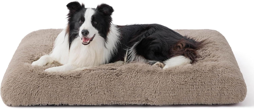 BEDSURE Flauschiges Hundebett Grosse Hunde - 89x58x8 cm Hundebett waschbar für grosse Hunde, rutschf