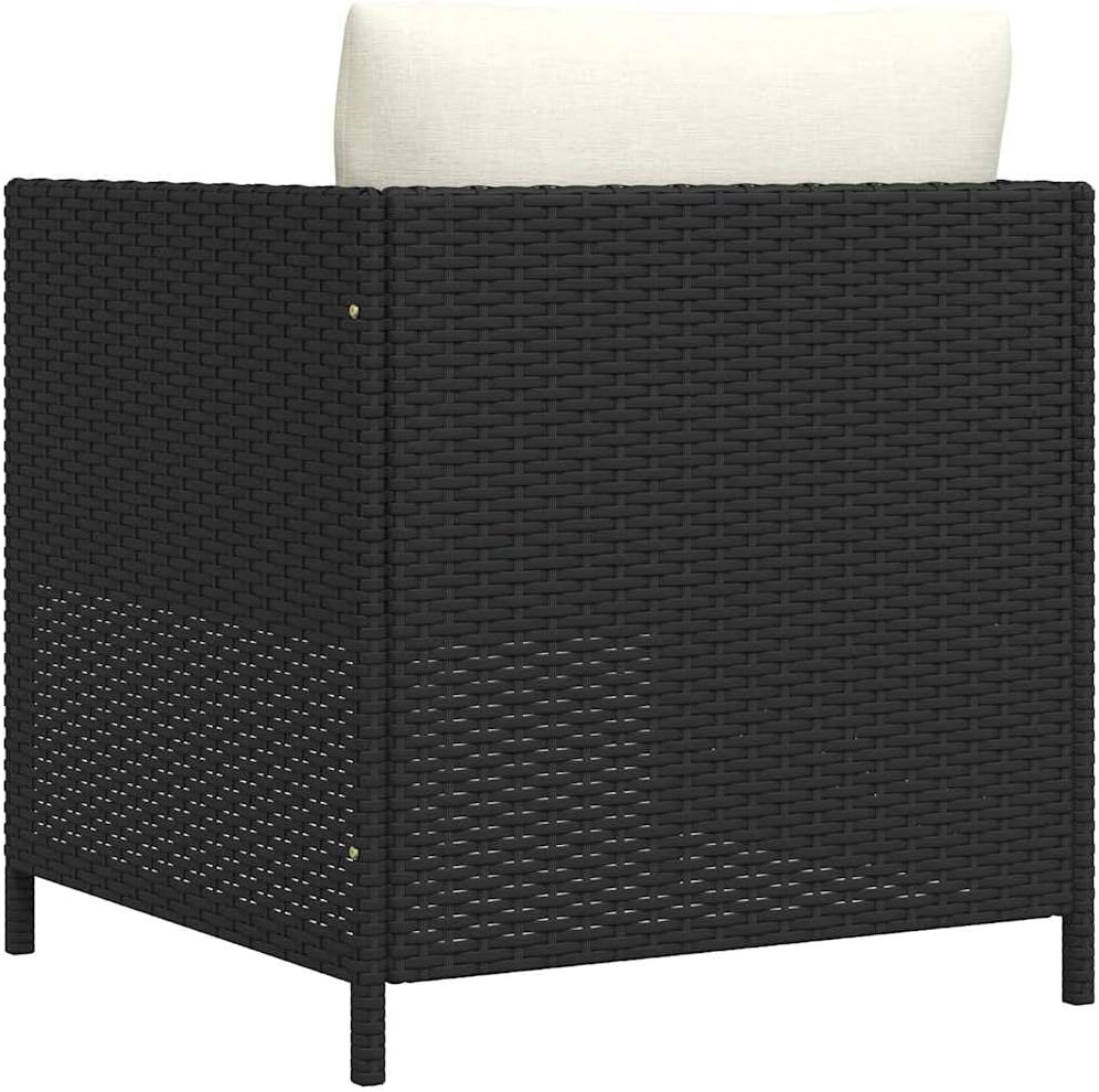 vidaXL Gartensofa mit Kissen Sofa Lounge Gartensessel Sessel Gartenmöbel Einzelsofa Gartenstuhl Gart