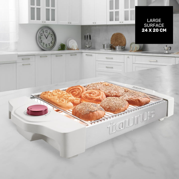Taurus My Toast Toaster | Mit langem und extra breitem Schlitz | Kunststoff | Mehrfarbig 3 flache Wi