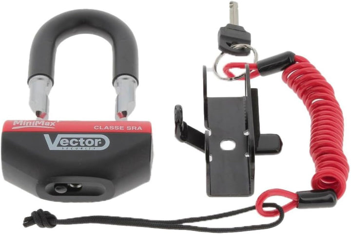 Vector– Diebstahlsicherung für Motorrad, blockiert die Bremsscheibe, Minimax + Ø16 mm / 47x 40 mm- A