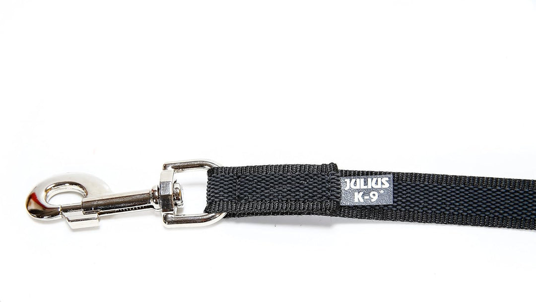 IDC Color & Gray gumierte Leine, 20 mm x 5 m mit Schlaufe, Schwarz-Grau Schwarz-Grau 20 mm x 5 m (mi