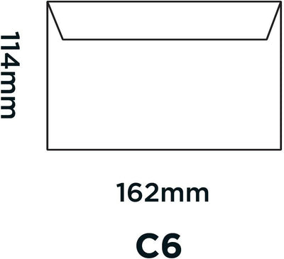 Blake Creative Colour 103 Briefumschläge Haftklebung Bananengelb C6 114 x 162 mm - 120g/m² | 500 Stü