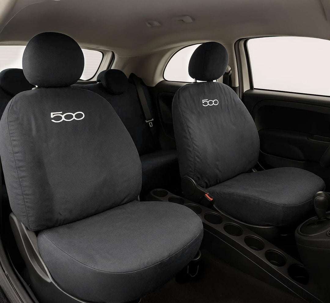 Auto Accessori Lupex Autositzbezüge kompatibel mit Cinquecento 500, hergestellt in Italien, Polyeste