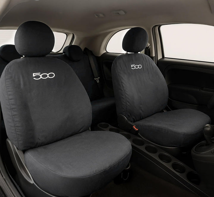 Auto Accessori Lupex Autositzbezüge kompatibel mit Cinquecento 500, hergestellt in Italien, Polyeste
