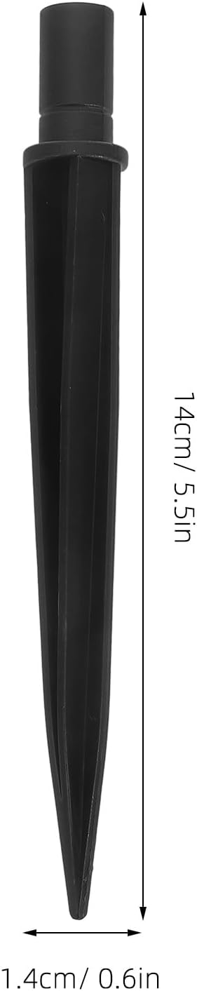 10 StüCk Led ErdspiessE Schwarz 5.5 Zoll GlüHende Gartenleuchten Ersatzteile FüR AussEnbereich Garte