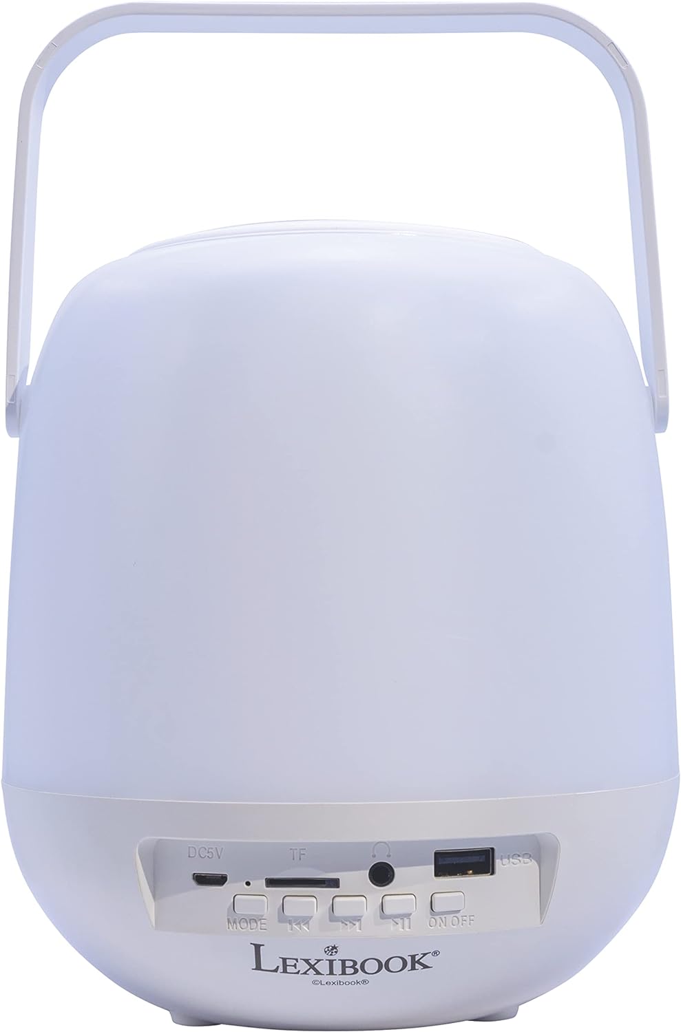 Lexibook Decotech - Leuchtender Bluetooth-Lautsprecher für unterwegs, wasserfest, wiederaufladbare B
