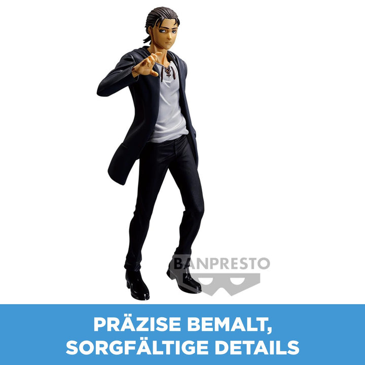 BANPRESTO Last Level FBP19021 Figur Attack ON Titans EREN Puppen und Actionfiguren, bunt, M