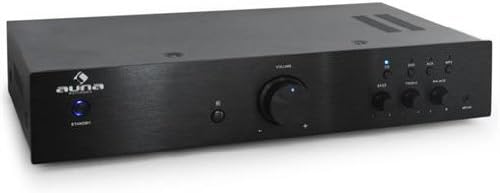 auna AV2-CD508 Verstärker HiFi, Verstärker mit Stereo Endstufe, Amplifier max. 600 Watt, 2-Band-Equa