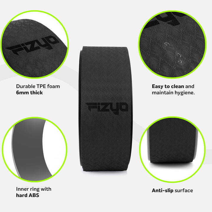 Fizyo Yoga Wheel Ø 32 cm – Yogarad für effektives Rücken-Training & Schmerzlinderung – Stabil, Rutsc