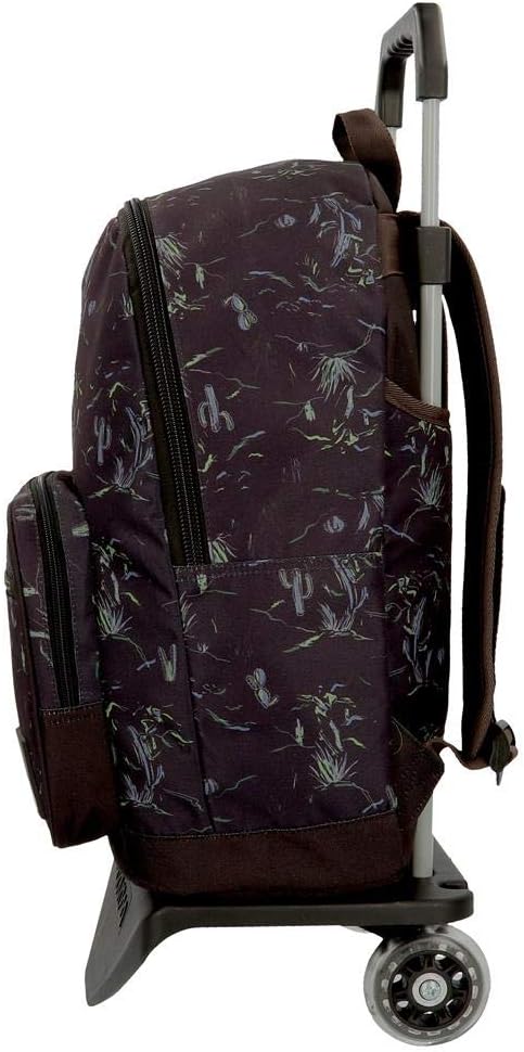 Enso West Rucksack mit Trolley Schwarz 31x42x15 cms Polyester 23.94L Rucksack 44 Trolley, Rucksack 4