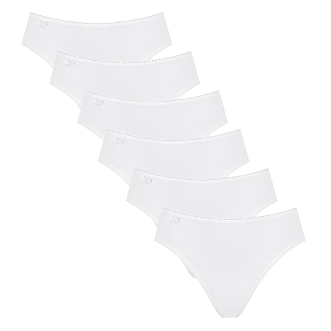 Sloggi Damen 24/7 Cotton Tai C3p Slip (3er Pack) 40 6x Weiss (White 03), 40 6x Weiss (White 03)