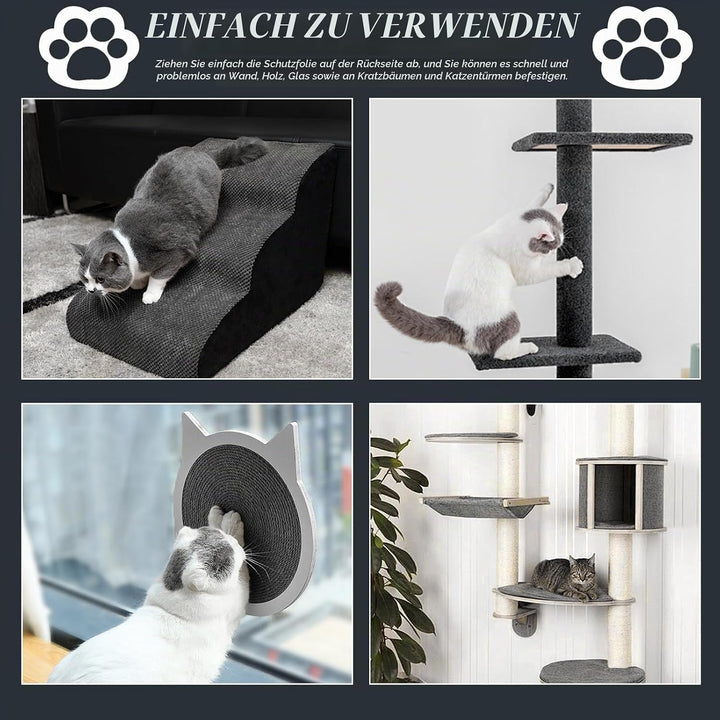 Selbstklebend Kratzbretter Katze Kratzteppich Katze Kratzmatte Katze Wand Teppich Katzen Kratzbrett