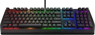 Alienware AW410K mechanische Kabelgebebundene Gaming Tastatur - US (QWERTY) | AlienFX-RGB | Cherry M