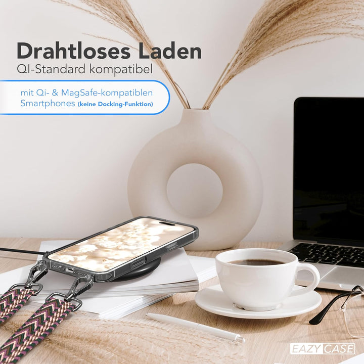 EAZY CASE Handykette - Verstellbares Taschenband kompatibel mit iPhone 16 Plus, Schulterriemen, Hand