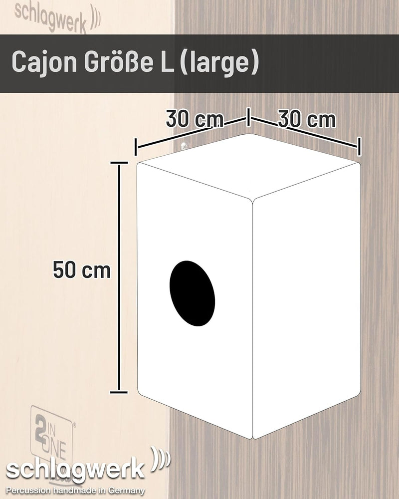Schlagwerk Cajon 2 in One deluxe CP 430 (Wenge) Deluxe&