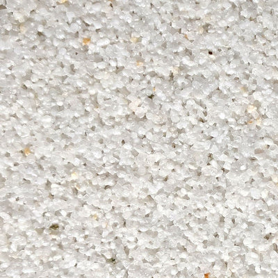 20kg Buntsteinputz Weiss(Naturkorn) Mosaikputz Sockelputz 1-2mm - Made in Germany