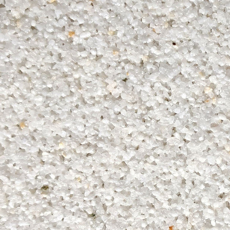 20kg Buntsteinputz Weiss(Naturkorn) Mosaikputz Sockelputz 1-2mm - Made in Germany