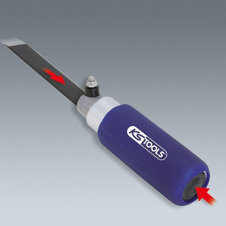 KS Tools 140.2248 Ziehmesser mit Schnellwechselsystem, 130mm
