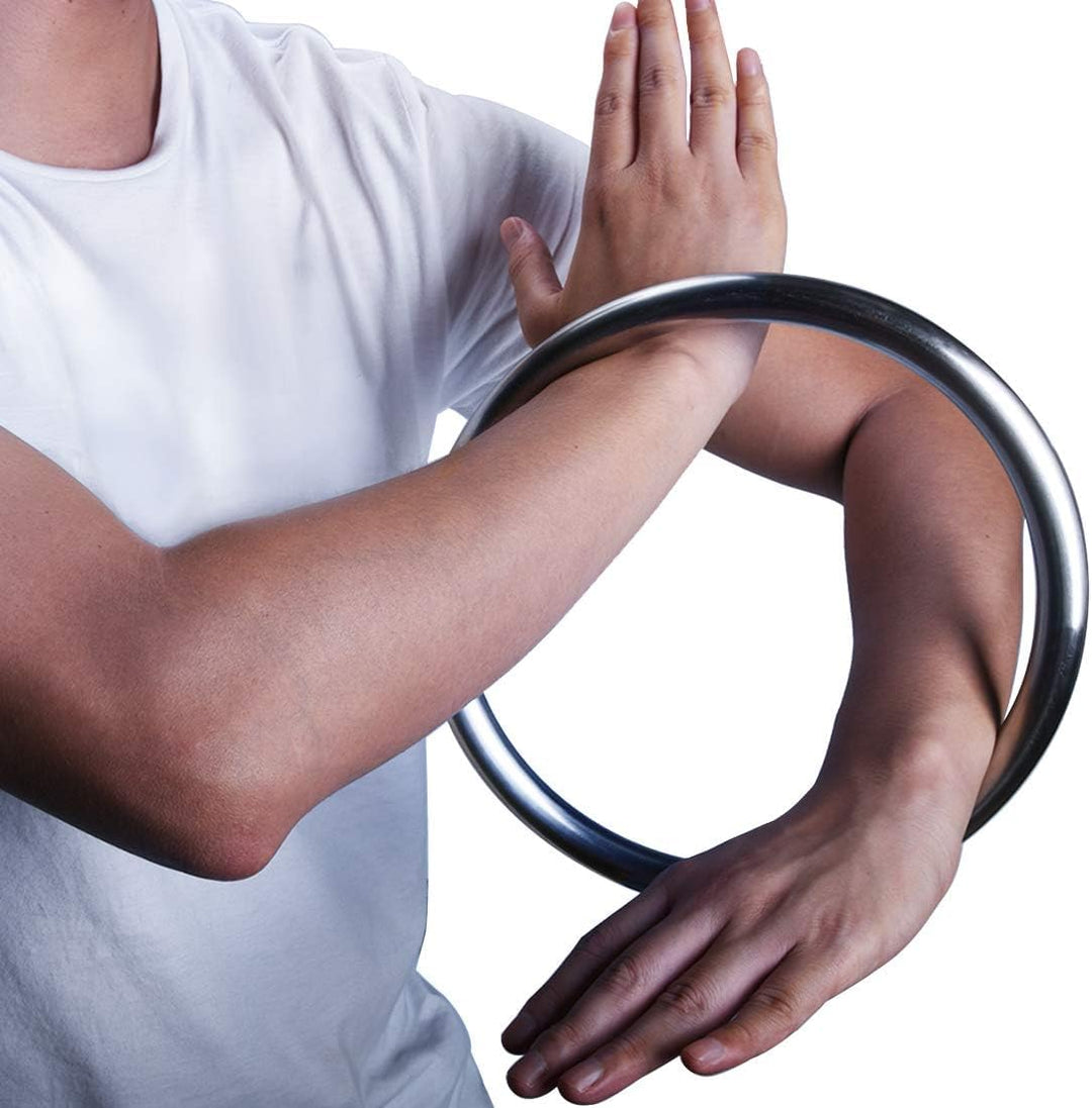 Tsun Siu Lum Edelstahl Ring Wing Chun Kung Fu Silber, Silber
