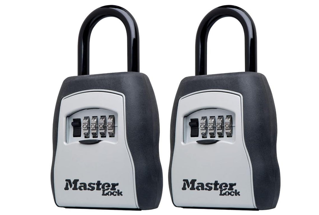 Master Lock 5400D Select Access Schlüssel-Aufbewahrungsbox mit Zahlenschloss, 2 Stück, Tragbare 2er-