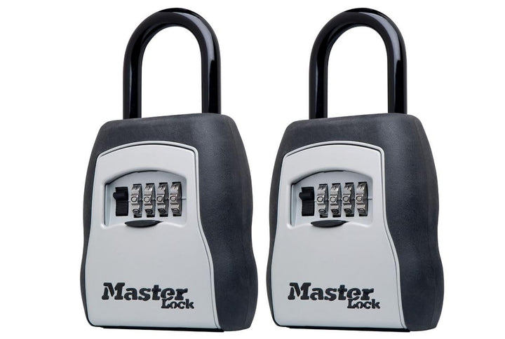 Master Lock 5400D Select Access Schlüssel-Aufbewahrungsbox mit Zahlenschloss, 2 Stück, Tragbare 2er-