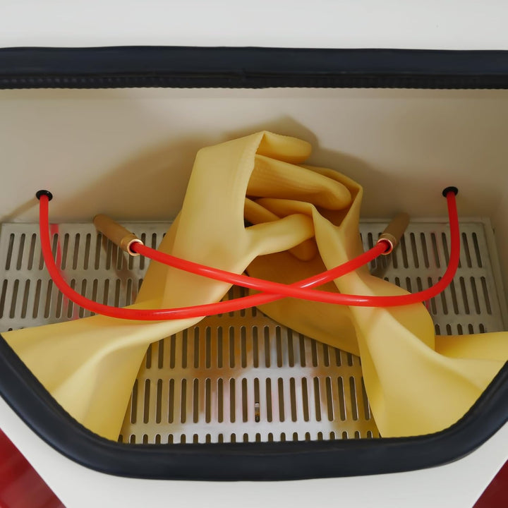 Sandstrahler, Dental-SandstrahlgeräTe, SandstrahlgeräTe Mit Zwei Stiften,Dentallabor Sandstrahler,Fü