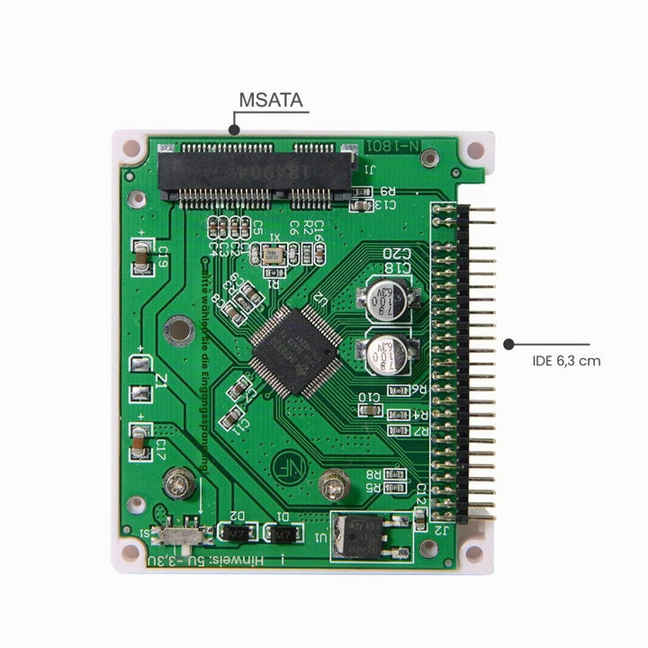 chenyang mSATA Mini SATA SSD auf IDE 44Pin 1,8 Zoll halbhohes Festplattengehäuse für Notebook Laptop