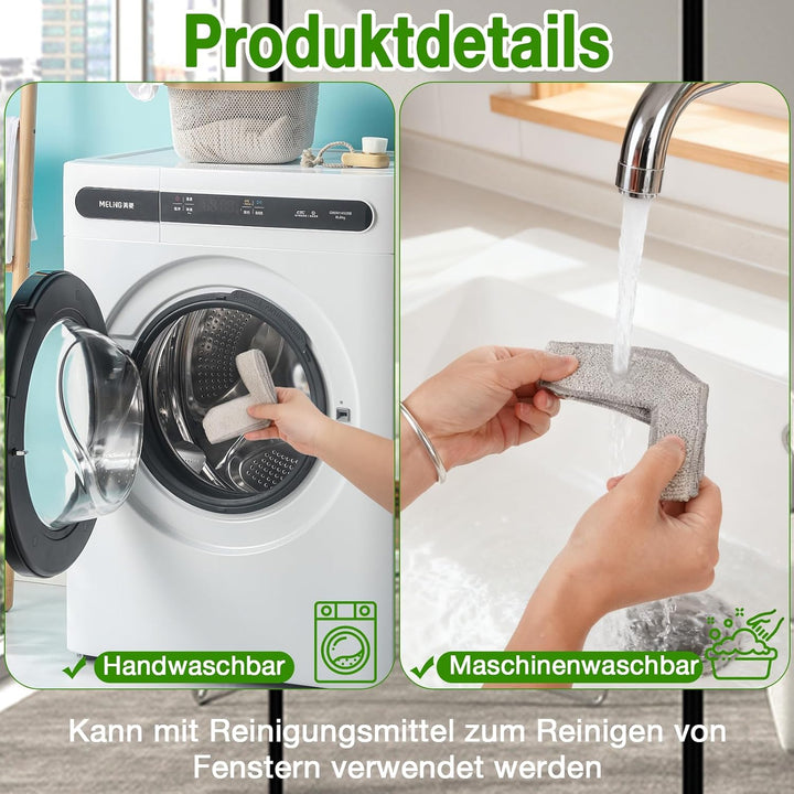 16 Stück Reinigungstuch für Ecovacs WINBOT MINI Familie Fensterputzroboter, Reinigungspad Ersatzteil