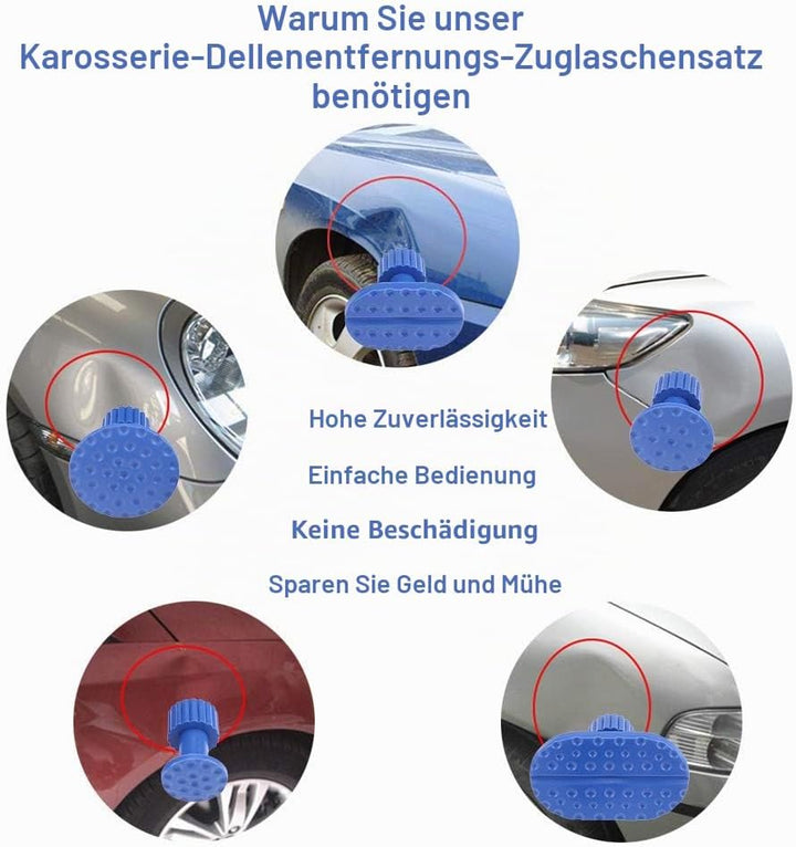 Keenso Auto Karosserie Dellenreparatur Saugnapf Set, 30 Stk Auto Dellenentferner Ausbeulen Saugnapf