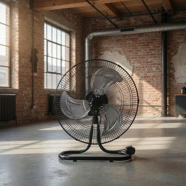 LTC 3-in-1 Ventilator Set mit Metallflügeln: Stand-, Boden- & Wandventilator, 3 Stufen, Oszillierend