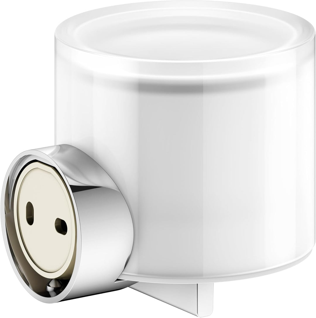 KEUCO Lotion-Spender Metall, Chrom, Inhalt nachfüllbar ca. 140ml, Seifenspender für Bad und Gäste-WC