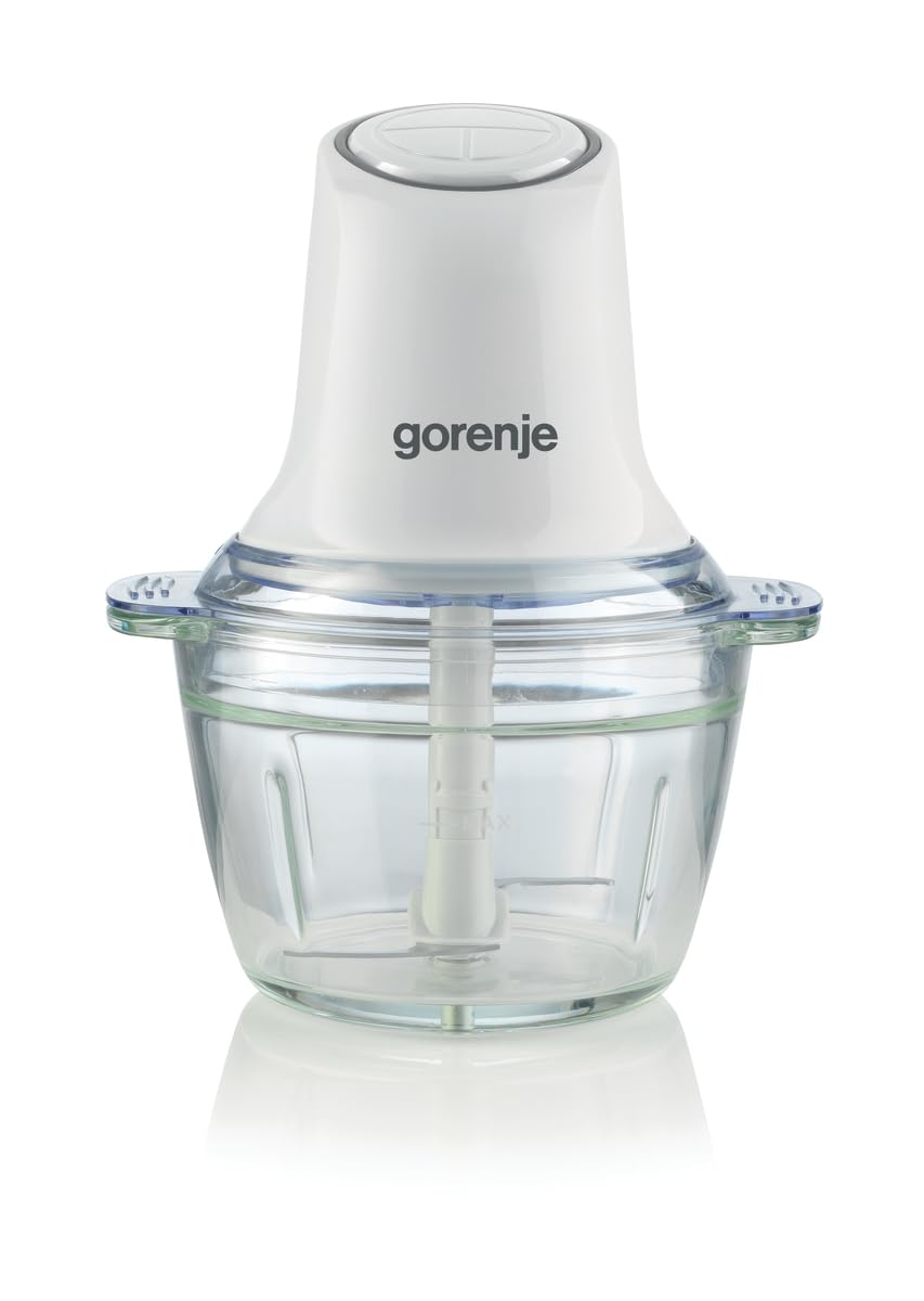 Gorenje S501GW Zerkleinerer/Turbotaste / 500 W/Edestahl Doppelklinge/Spülmaschinen geeignet/Glasbehä