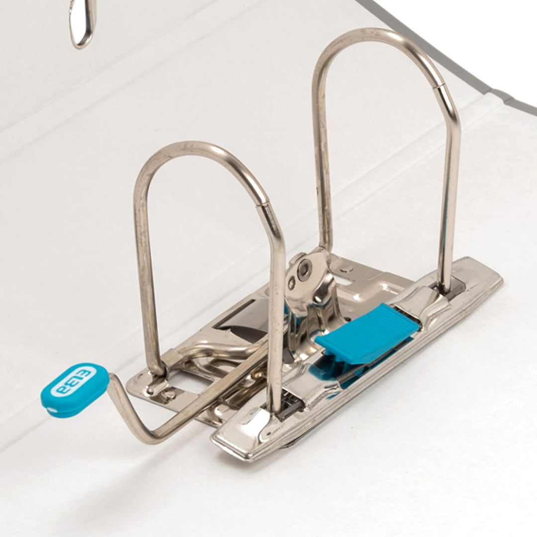 Elba Ordner A4, Smart Pro, 8 cm breit, Kunststoff aussen, grau, 10 Stück grau A4, breit, grau A4, br