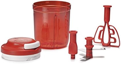 TUPPERWARE Chef Multi-Chef rot D169 zum Zerkleinern & Aufschlagen Speedy P 20712