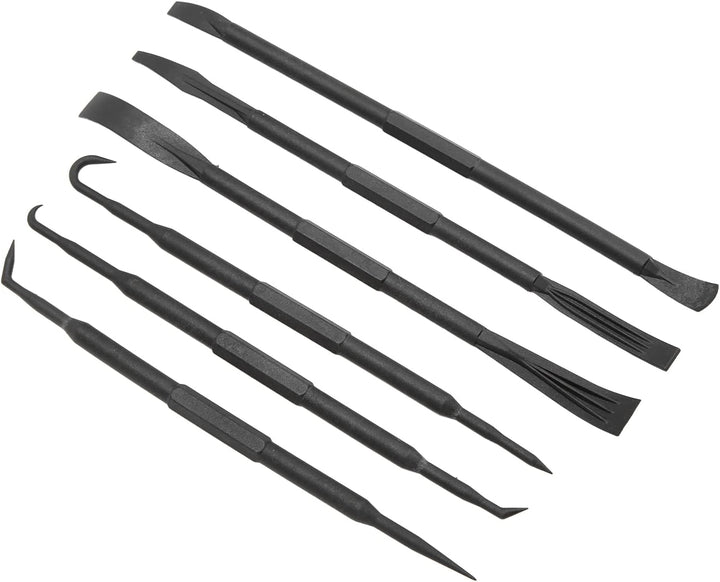 6PCS Set Neugierigen Bar Haken Set Doppelseitige ABS Kunststoff Schwarz Entfernen O Ring Dichtung Zu