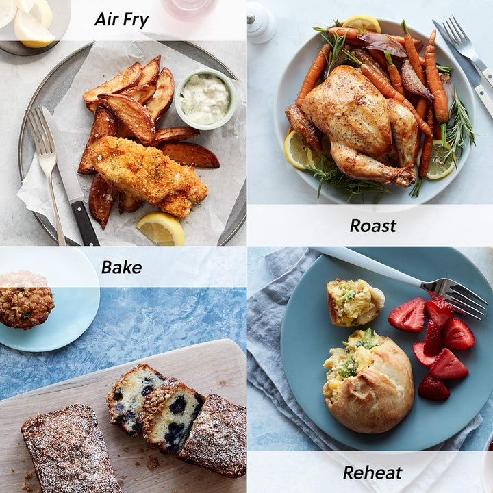 Instant Brands Vortex Mini 4-in-1- Heissluftfritteuse 1300W 2L mit Bratpfanne & Minibackofen - Gesun