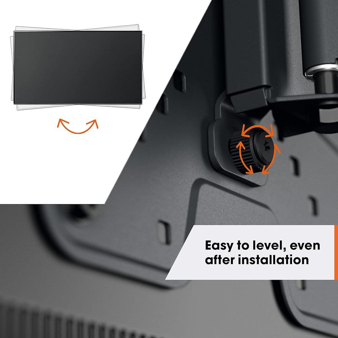 Vogel's Quick TVM 1425 Schwenkbare TV-Wandhalterung für 32-65 Zoll Fernseher, Max. 25 kg, Schwenkbar
