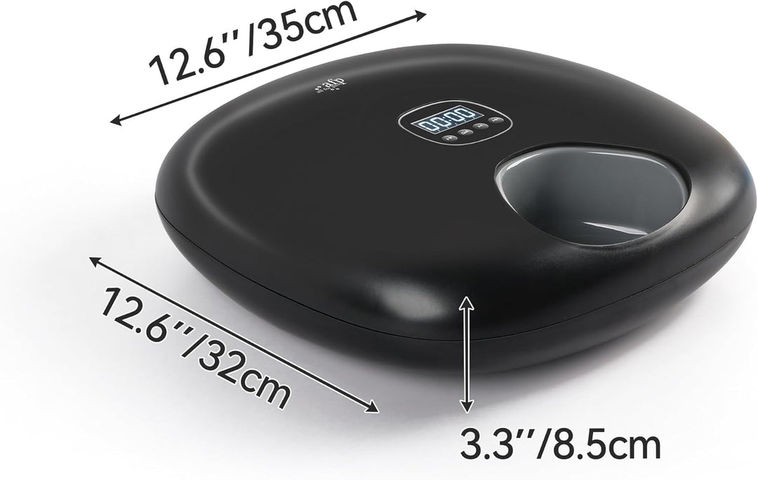 All FÜR Pfoten Automatische Katzenzufuhr für Nassfutter, 6-Mahlzeiten-Tierfutter-Spender mit 2-EIS-P